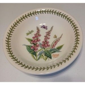 Portmeirion botanic garden Foxglove 10 1/2" low serving bowl EUC